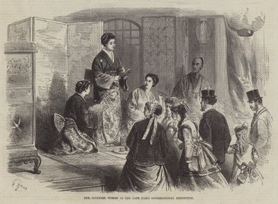 De Japanse Vrouwen op de Laatste Internationale Tentoonstelling van Parijs door French School